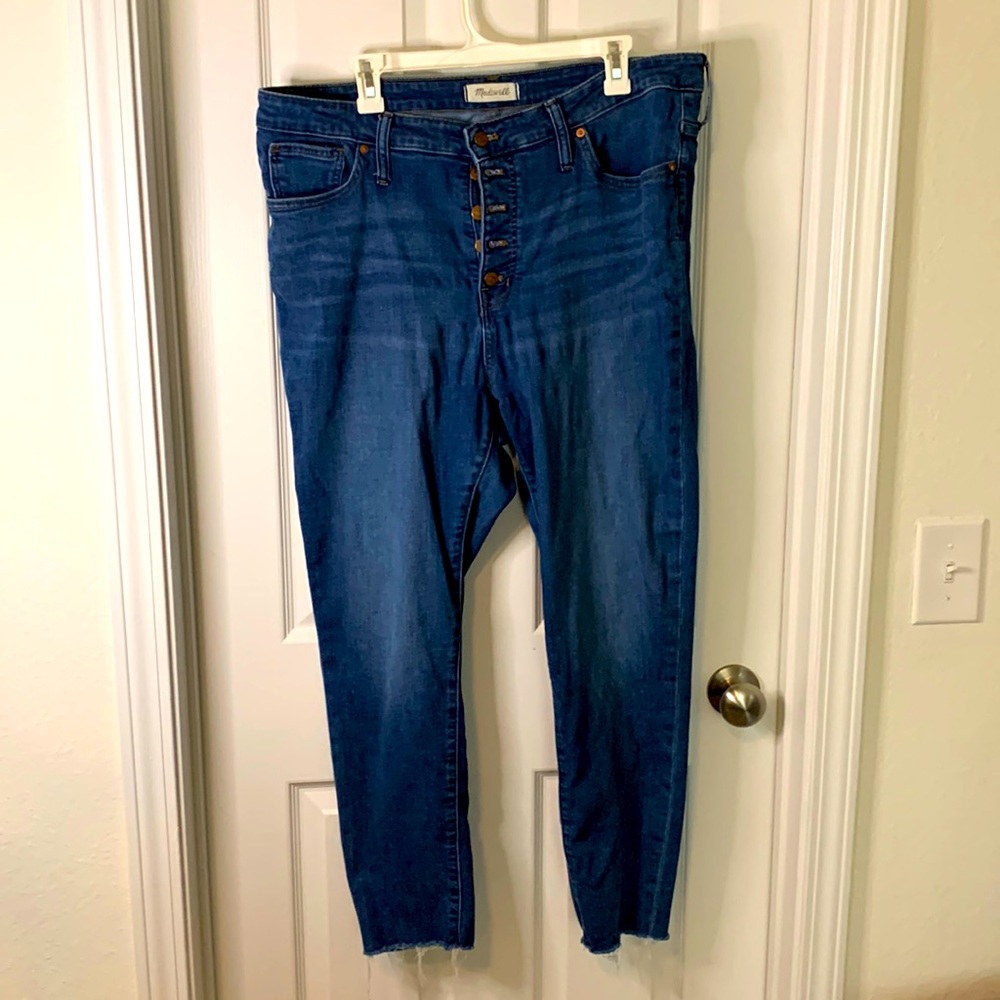 Madewell Mid-Waisted 9” Skinny Jeans - 34